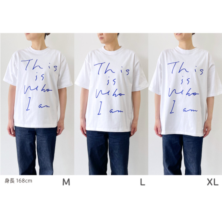 [02]【先行予約】This is Who I am Tシャツ(白)