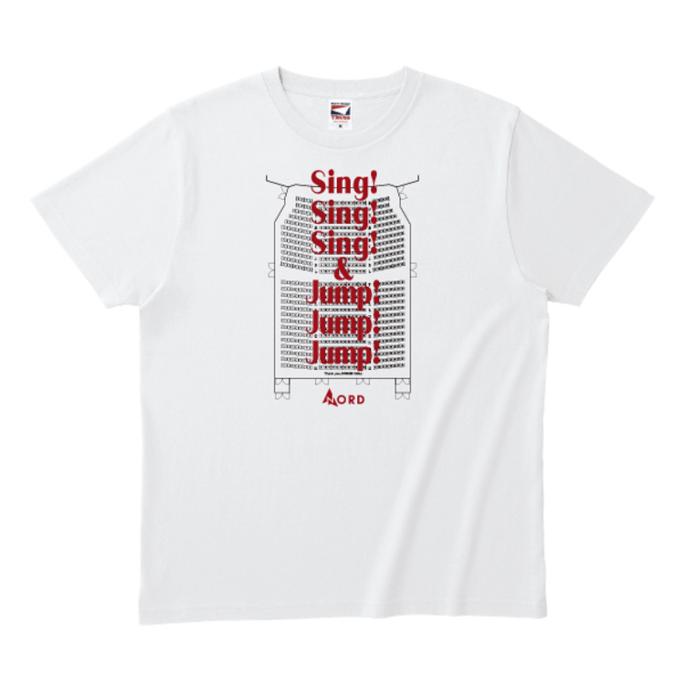 【予約商品】Sing!&Jump! Tシャツ(ホワイト)