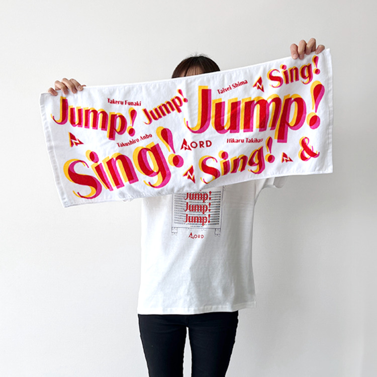 【予約商品】Sing!&Jump! フェイスタオル