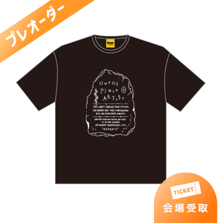 【プレオーダー】OOPARTS ワイドTシャツ ブラック