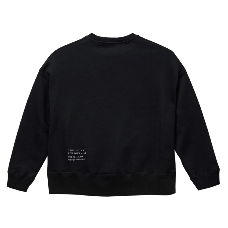 【予約限定】黒と白 ビッグスウェット