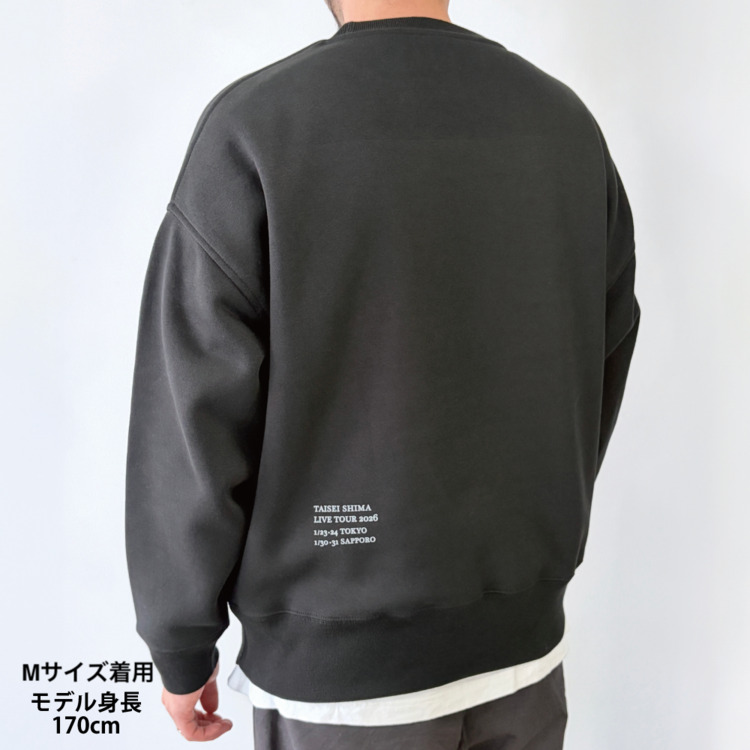 【予約限定】黒と白 ビッグスウェット