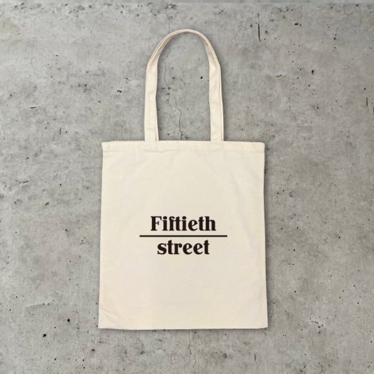 音尾琢真 Fiftieth street トートバッグ