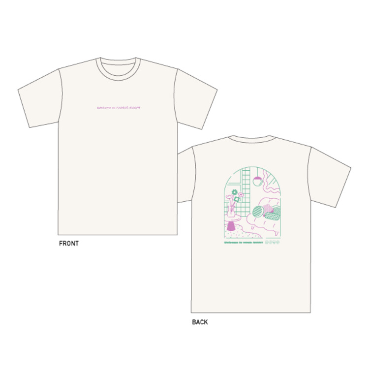 NORDの部屋Tシャツ(バニラホワイト)