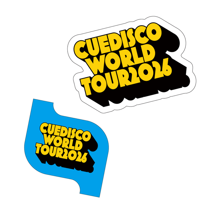 CUEDISCO WORLD TOUR 2026 ULTRA RARE STICKER SET
