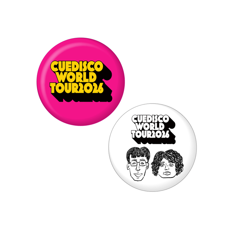 CUEDISCO WORLD TOUR 2026 ULTRA RARE BADGE SET