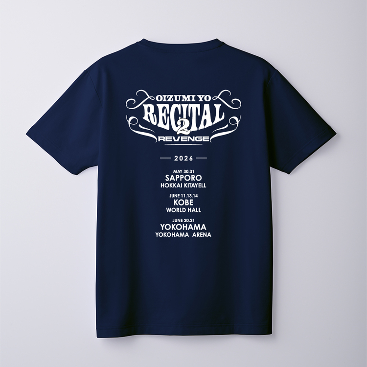 大泉洋リサイタル2 バイタルテックTシャツ(ネイビー)