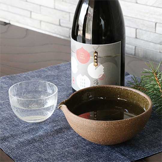 日本酒「純米吟醸 祝酒 酒CUE福」
