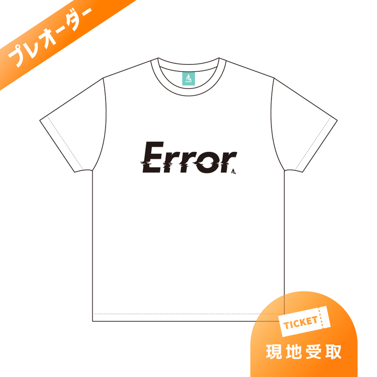 【プレオーダー】NORD「Error」ロゴTシャツ(ホワイト)
