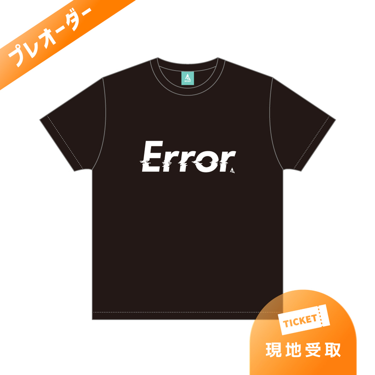 【プレオーダー】NORD「Error」ロゴTシャツ(ブラック)