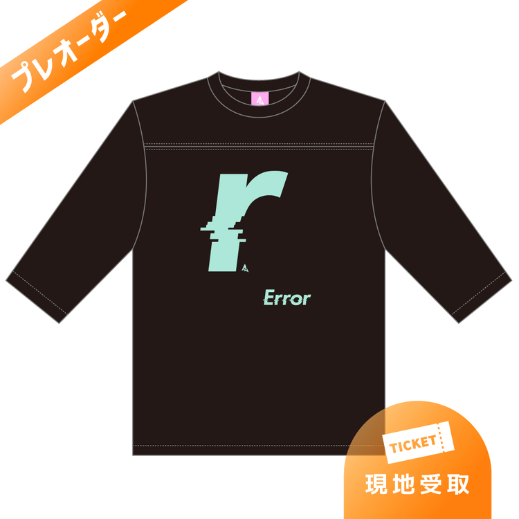 【プレオーダー】NORD「Error」七分袖シャツ(ブラック)