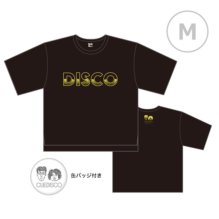 CDJ2025 CUE DISCO ビッグTシャツ(缶バッジ付き)